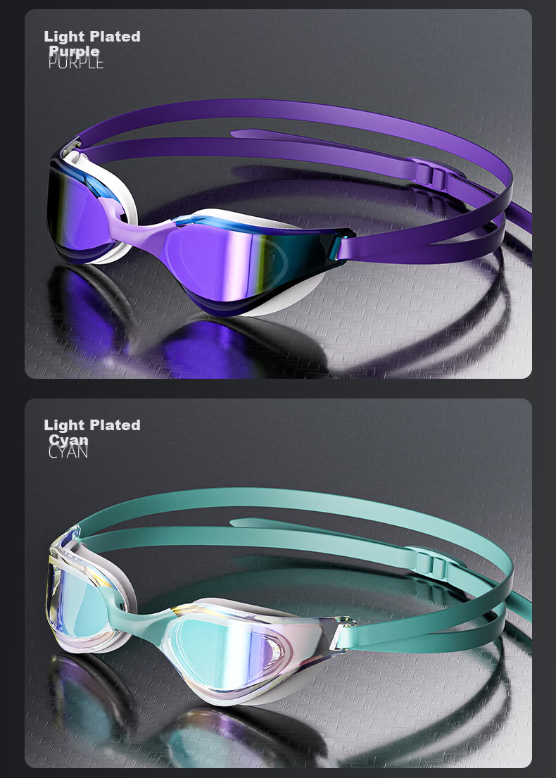 ANTA Racing Swim Goggles Waterproof Anti-Fog UV Protection HD Coated Professional Training Swimming Glasses for Men and Women with Prescription 15