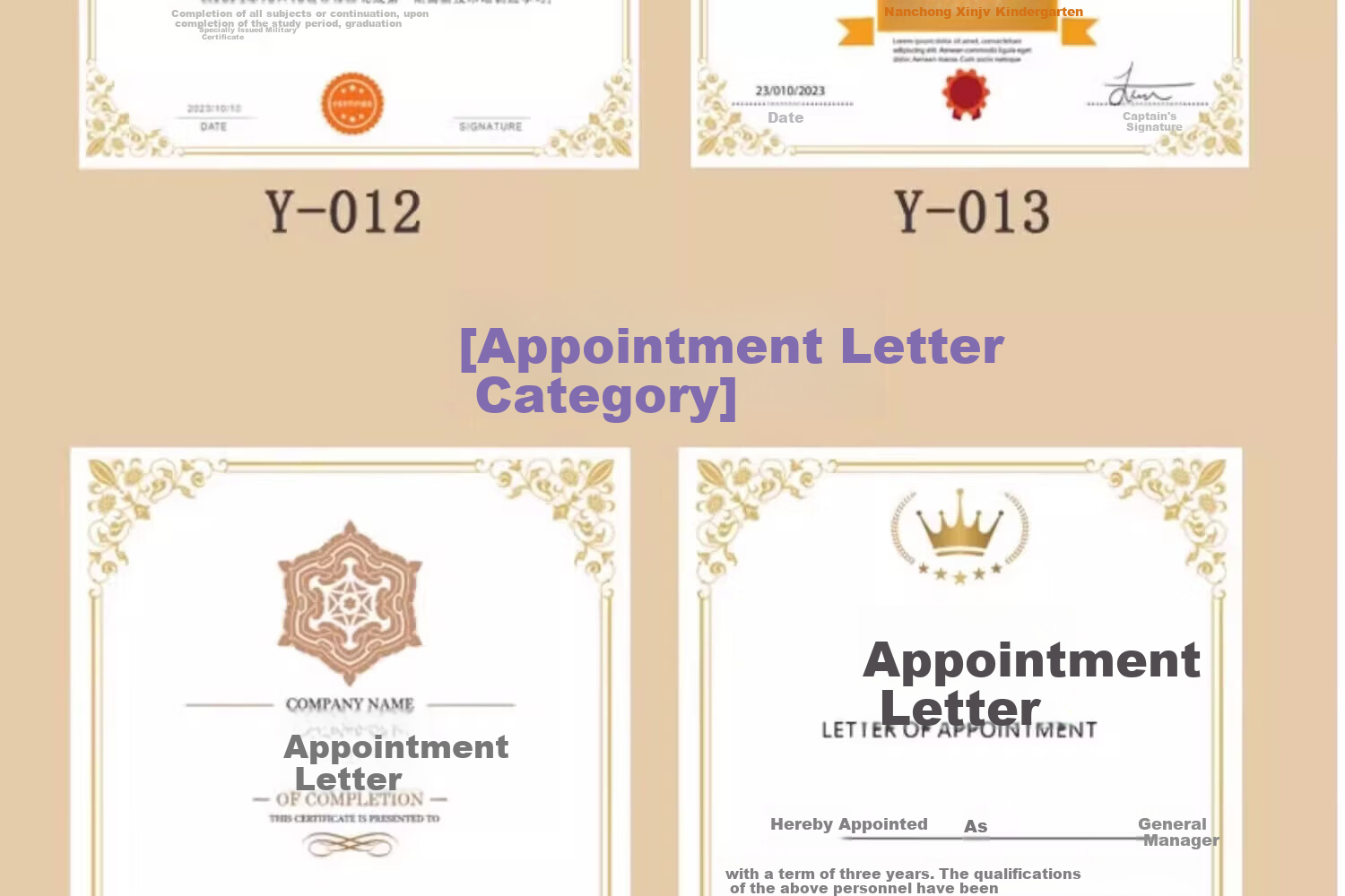 Shuxing New Style Honor Certificate Custom Graduation Certificate Appointment Letter Notification Authorization Inner Pages Custom Kindergarten School Business Core Printing A4 European Style 43