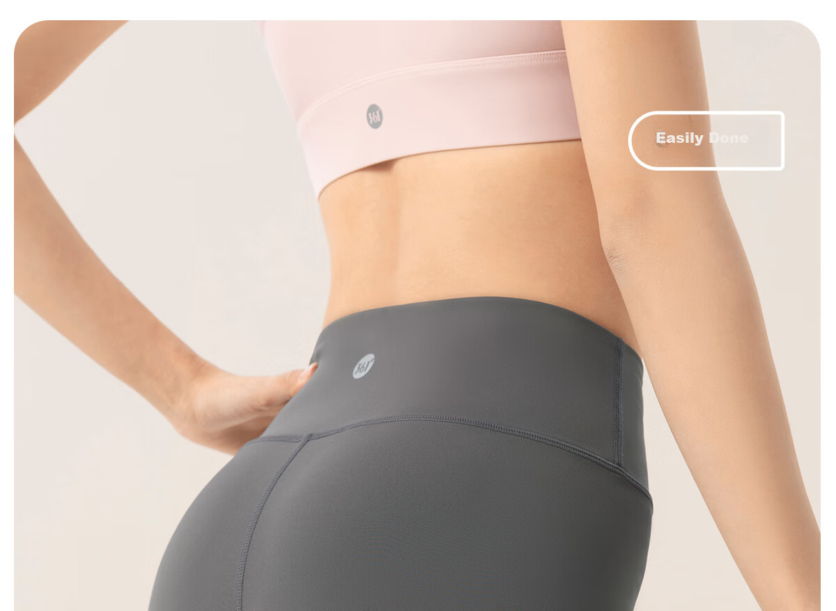361° Women's Summer Thin Yoga Shorts Three-Quarter Yoga Pants Cycling Fitness Sports Shorts for Women 5