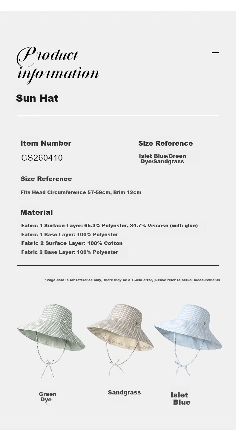 CACUSS Women's Wide Brim Sun Hat Summer Reversible Outdoor UV Protection Bucket Hat Yulan Blue 6