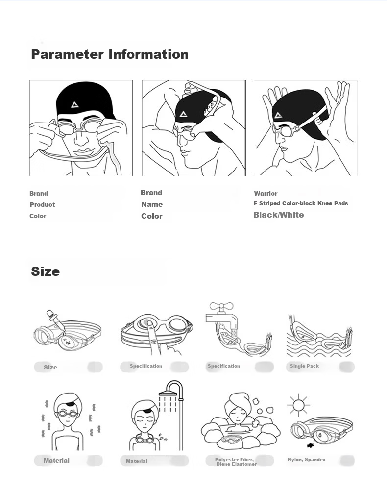 Peak Adult Waterproof Anti-Fog Swimming Goggles HD Frameless Minimalist Unisex Swimming Glasses 14