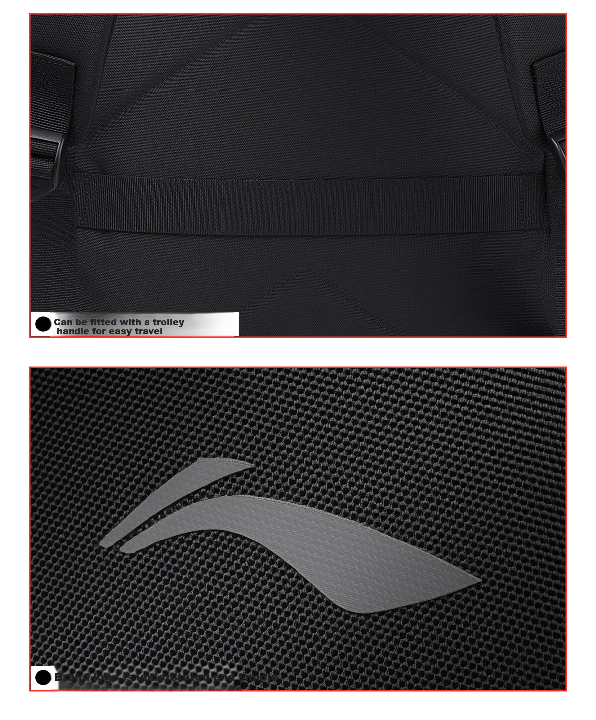 Li-Ning Backpack for Men, High School Student Bookbag, Stylish 2026 New Model, Large Capacity, Lightweight Travel Backpack, Laptop Bag 22