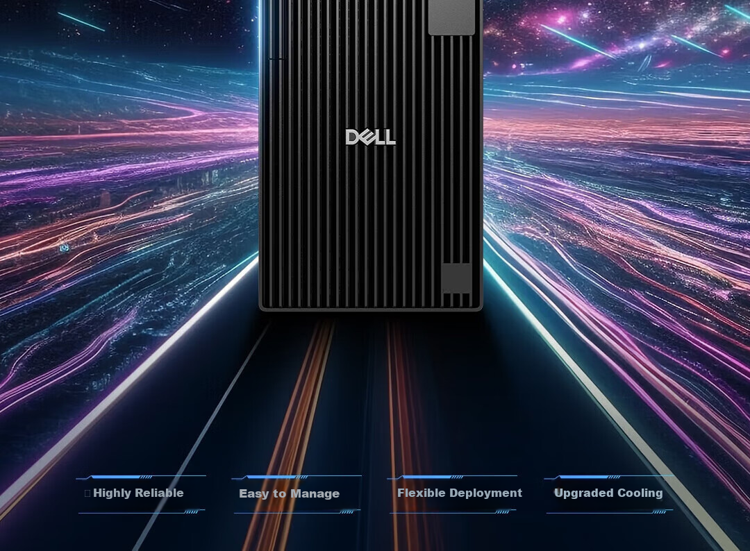 DELL Pro Desktop High-Performance Business Office Computer QCT1250 (i3-14100 8GB 512GB SSD Standard) National Subsidy 1