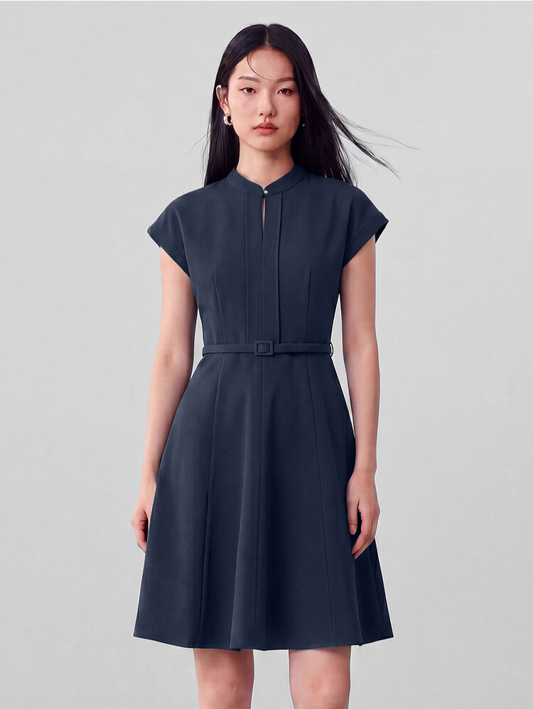 G2000 Women's 2026 Spring Summer Comfortable Durable Dress with Belt Easy Care Mall Same Style 14