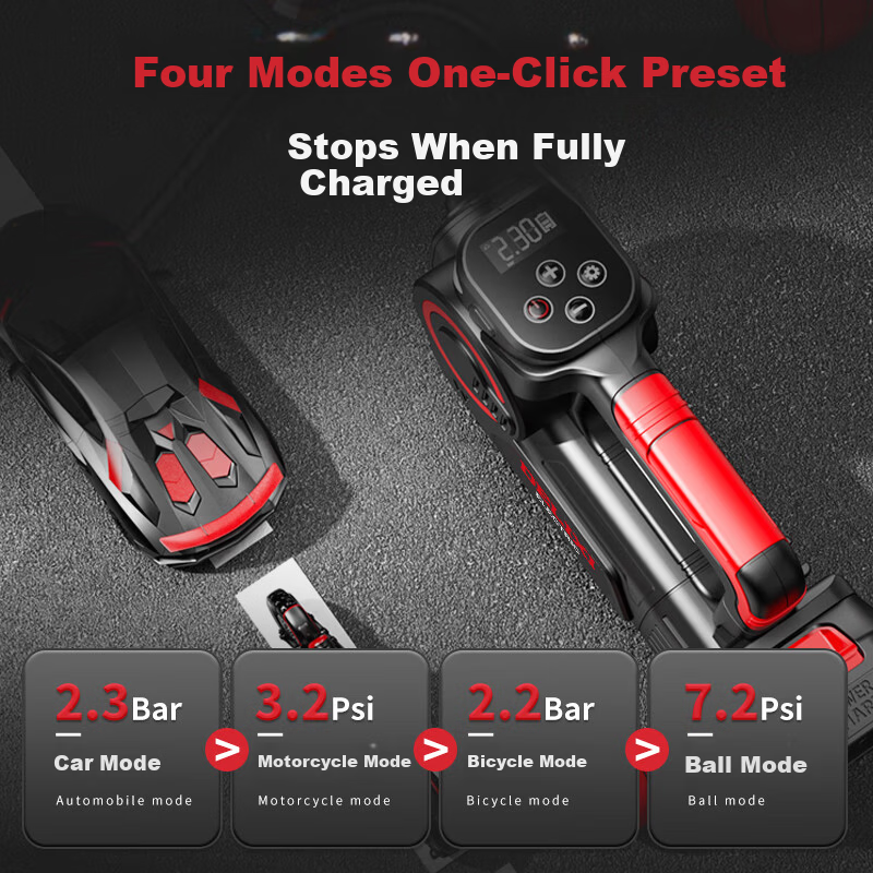 DELIXI ELECTRIC Wireless Car Lithium Air Compressor Electric Tire Inflator High Pressure Pump for Cars