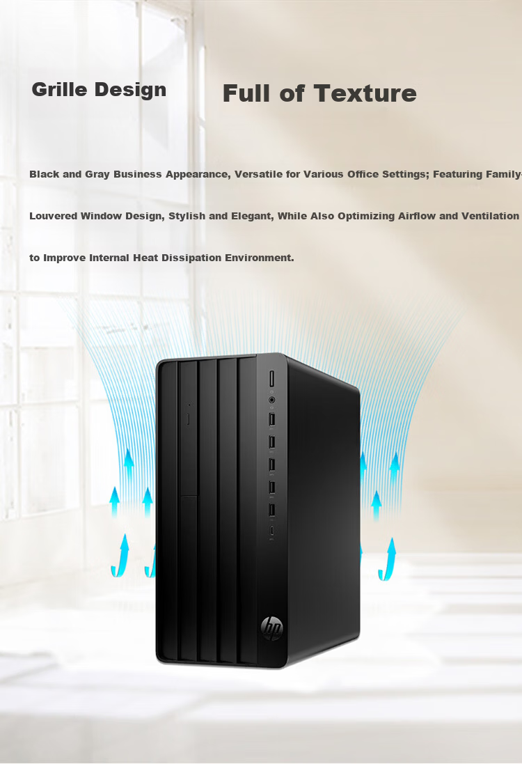 HP Pro Tower 280/288 G9 E High-Performance Desktop Computer (14th Gen i7-14700, 8GB RAM, 1TB SSD) Standard Model Commercial Office Battle 99 Edition 3