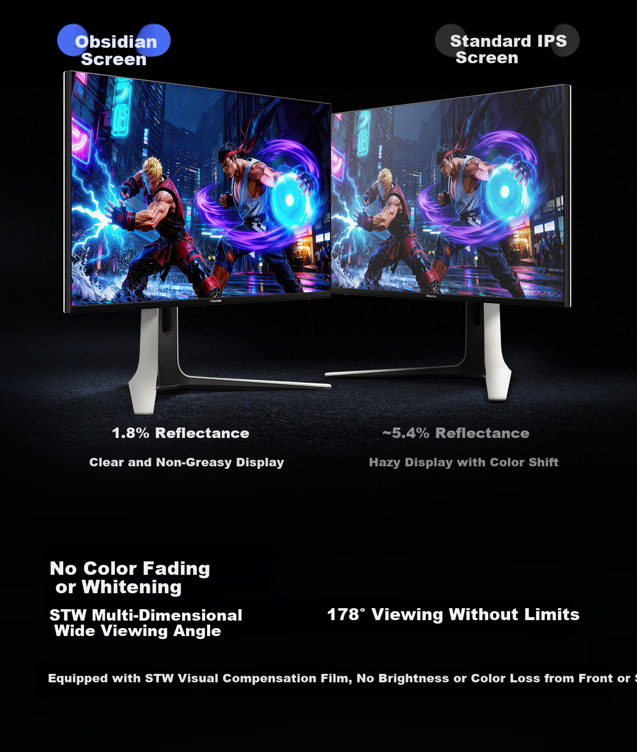 Hisense GX 31.5-inch 3A Original Picture Obsidian Screen 2304-Zone Glass-Based MiniLED XDR 2000nits 4K 160Hz Dual-Mode Gaming Monitor 32GX 9