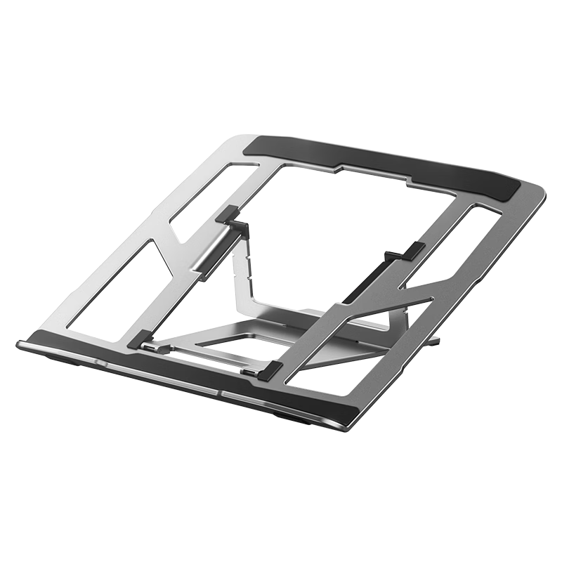 Sanze Laptop Stand Computer Tablet Vertical Height Adjustable Folding Cooling Hollow Bracket Compatible with Apple MacBook Huawei Lenovo Xiaomi Gaming Laptop BZJ-05