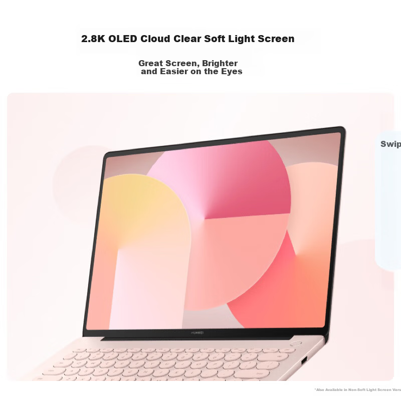 Huawei MateBook 14 HarmonyOS Edition Laptop National Subsidy 2.8K OLED Cloud Clear Soft Light Screen HarmonyOS AI 24GB 512GB Wild Green Round Keyboard