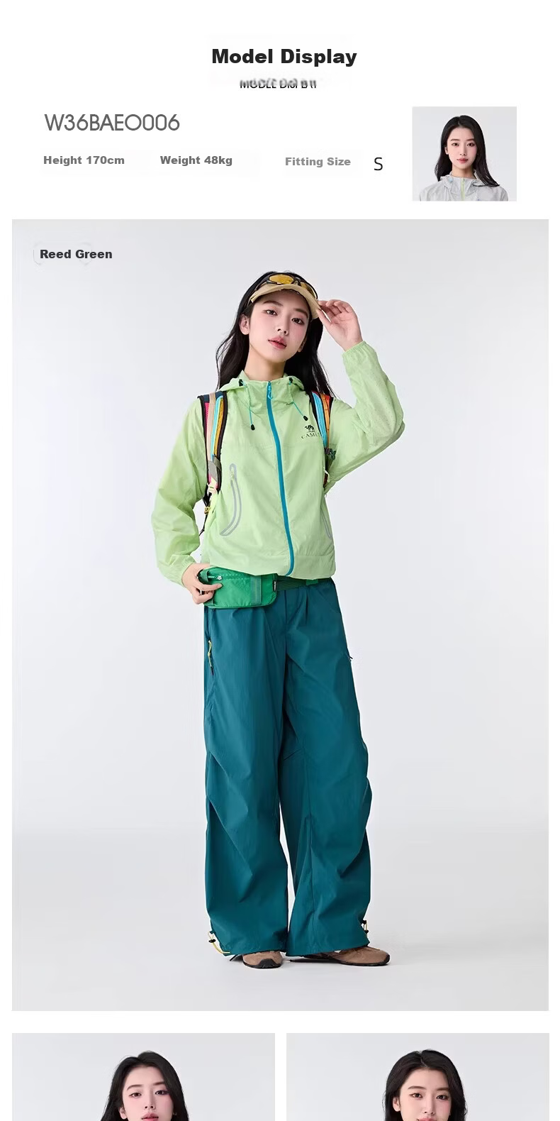 CAMEL 【Muguang ICON】Outdoor Sun Protection Jacket Women 2026 Spring Summer Cooling Breathable Moisture-Permeable Durable Jacket Men O006 10