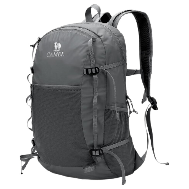 CAMEL Outdoor Sports Hiking Backpack, Ultra-Light, for Men And Women, Cycling, Trekking, Off-Road, Waterproof Backpack A1W3B512C7, Dark Gray