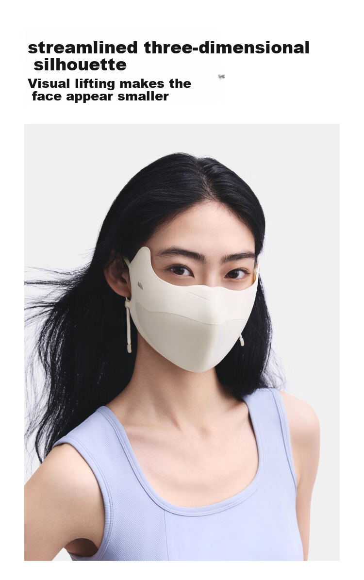 Beneunder Pure Research Screen Protection Series Sunscreen Face Shield UV Protection Mask for Sensitive Skin Heat Insulation Cooling Anti-Stuffy 20