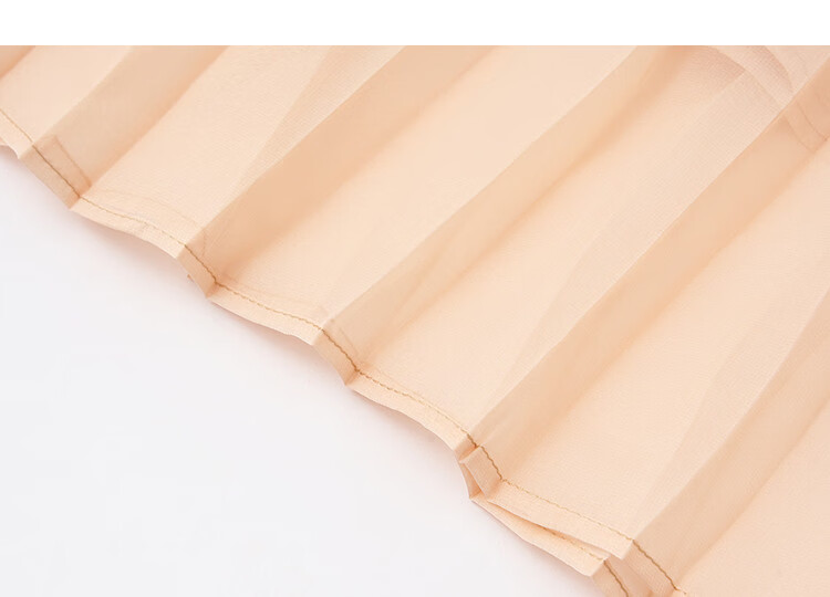 Demana French Romantic Summer Vacation Irregular Hem Chiffon Pleated Slim Fit Slip Dress for Petite Women 14