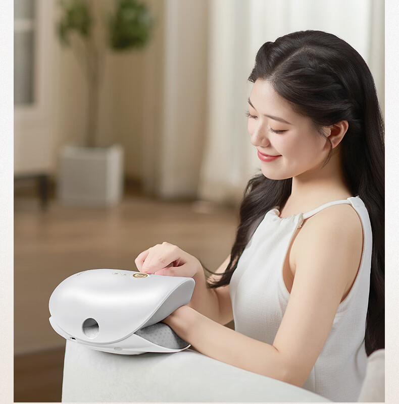 Ecomed German Hand Massager Finger Tendon Sheath Palm Joint Electric Massager Meridian Acupoint Heat Compress Kneading Care Device Practical Birthday Gift for Parents Elders Girlfriend 12