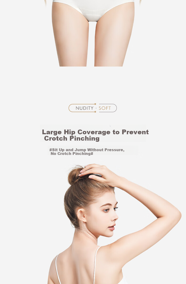 Free Style Seamless Women's Underwear Professional Yoga Sports Anti-Embarrassment Line Peach Hip Shorts 7A Antibacterial Non-Pinch Triangle Panties 13