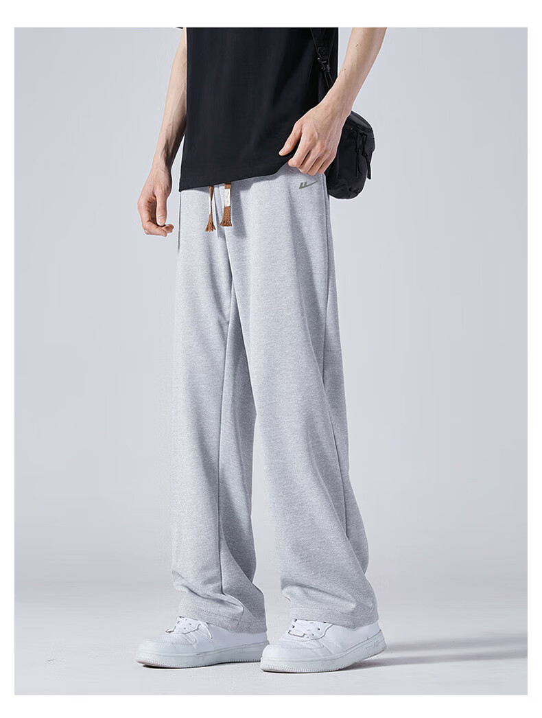Warrior Casual Pants for Men, Spring And Autumn Loose Straight-Leg Wide-Leg Trousers, Trendy Versatile Sports Pants for Me 17