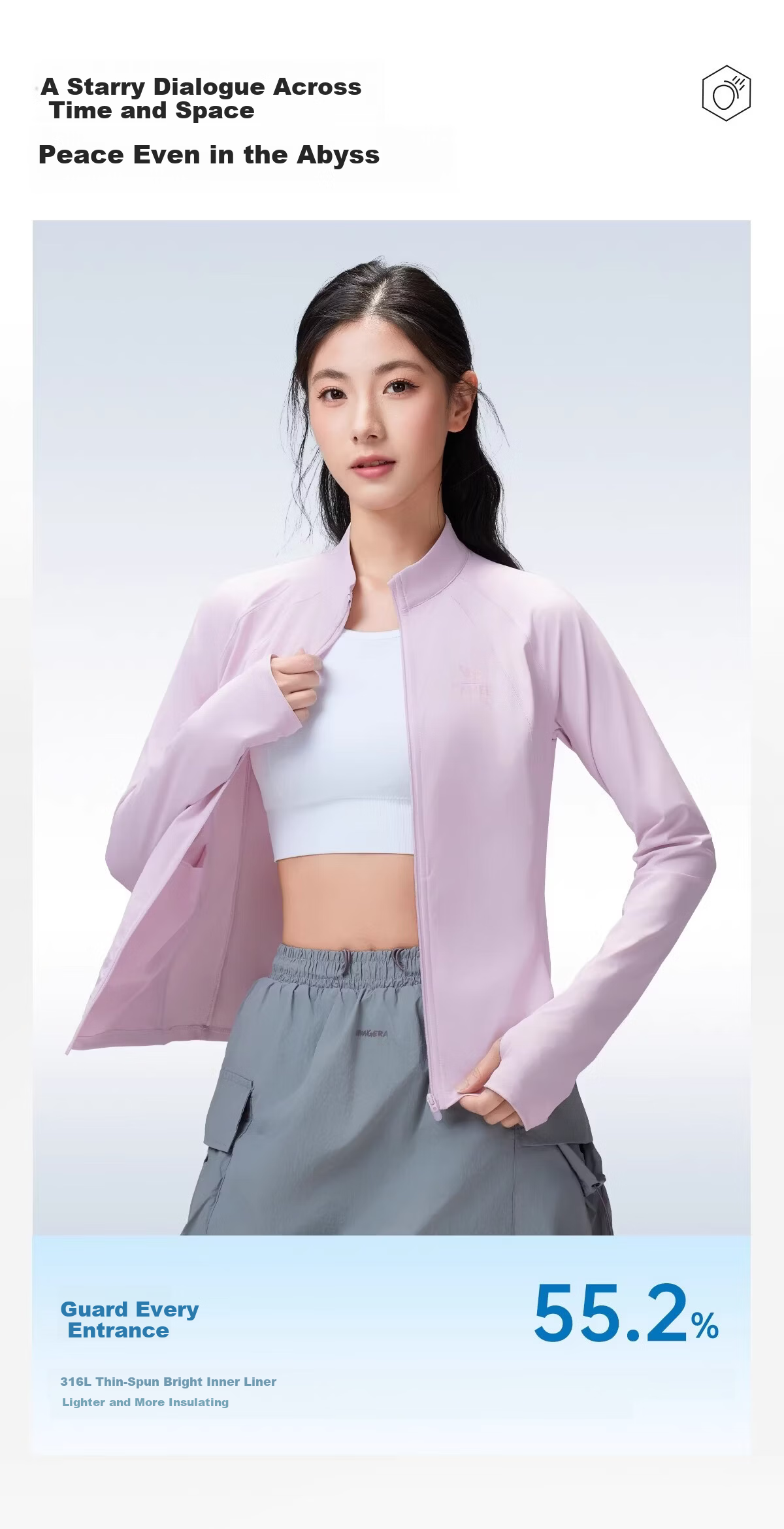 CAMEL Outdoor Women's Short Slim Breathable Cooling Sunscreen Jacket 2026 Spring Summer New 1167 8