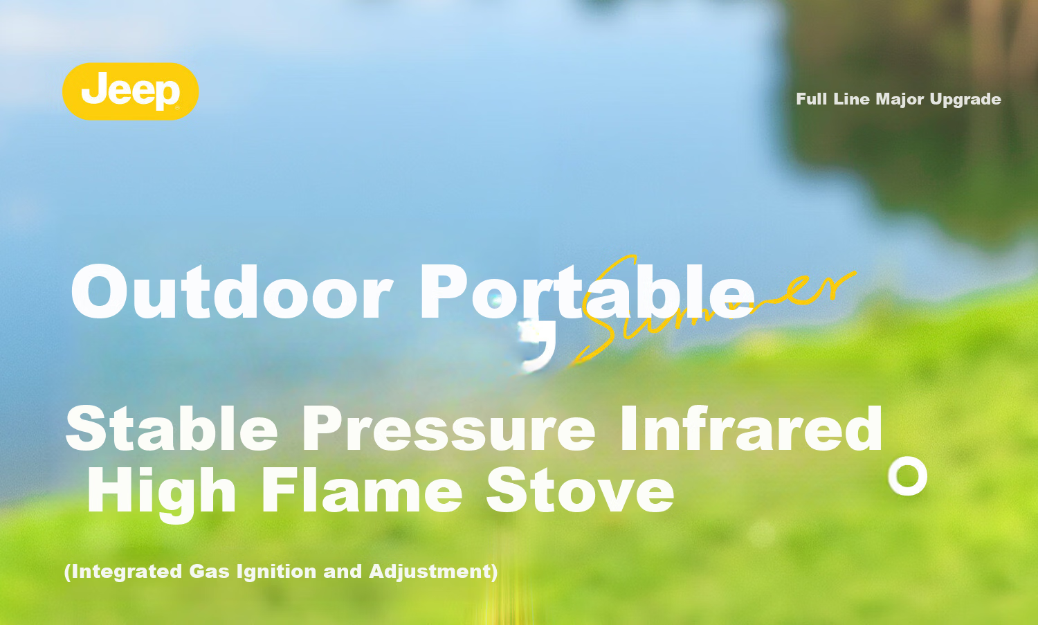 JEEP Infrared Split Cassette Stove Outdoor Portable Camping Cooking Equipment Gas Stove New Cookware Black 1