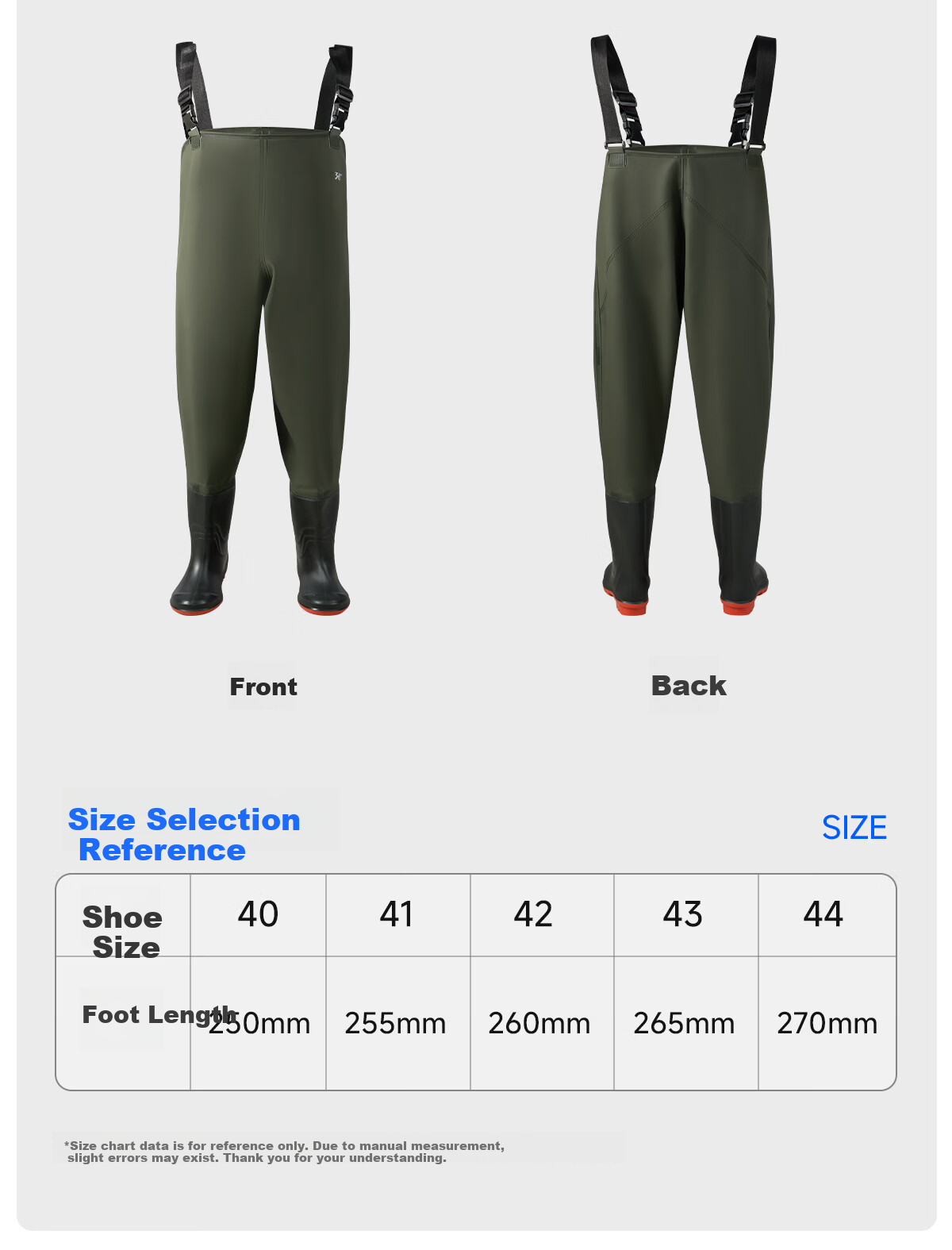 361° Adult Swim Pants Water Play Pants Creek Trekking Pants Beachcombing Pants One-piece Water Pants Water Shoes Half-body Waterproof Suit for Fishing and Beachcombing 13