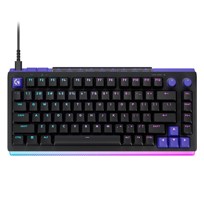 G G512 X 75 Gaming Keyboard 75-Key Magnetic Mechanical Switch Hybrid RGB FPS Valorant Delta Operation (Black T Switch)