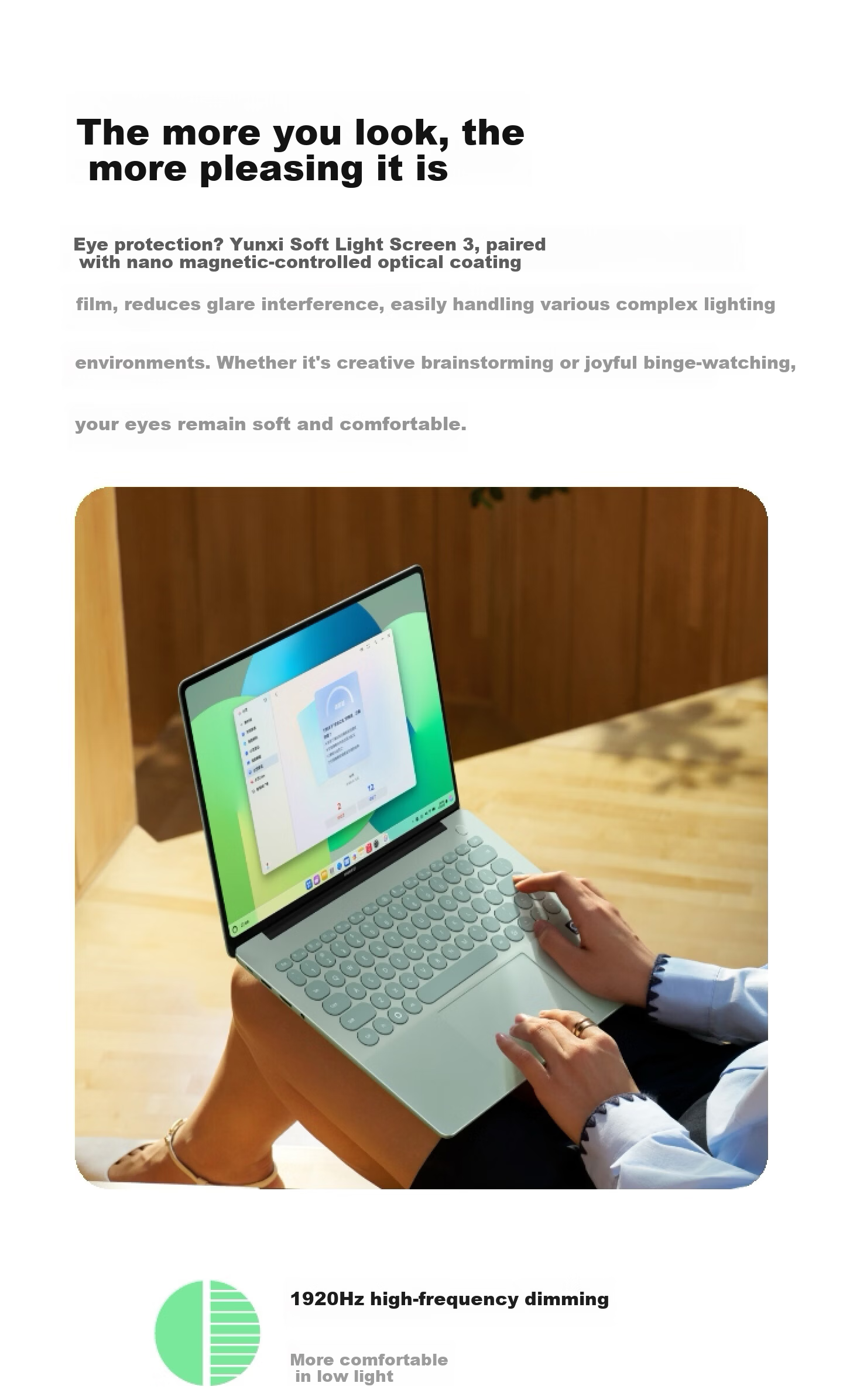 Huawei MateBook 14 HarmonyOS Edition Laptop National Subsidy 2.8K OLED Touchscreen HarmonyOS AI 32GB 1TB Wild Green Round Keyboard 8