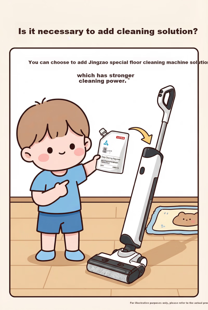 JD Jingzao Little Orca Plus Floor Washer 21KPa Suction 100℃ Hot Water Cleaning Wireless 3-in-1 Home Mop Vacuum Self-Cleaning Floor Cleaner Mother's Day Gift for Mom 32