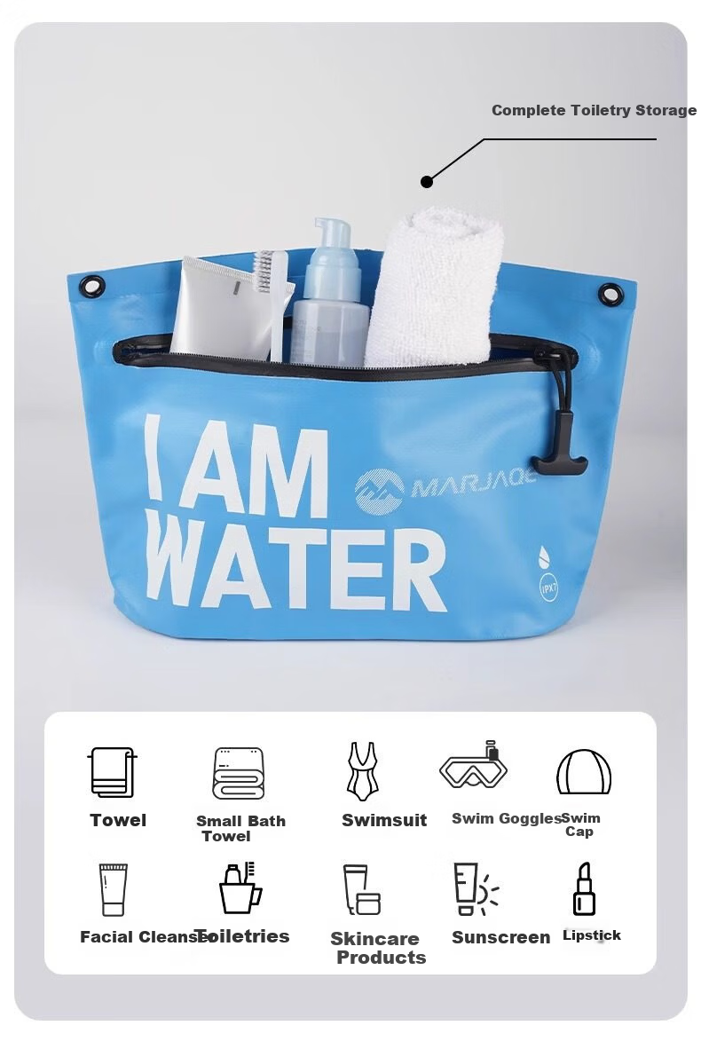 Liomirror Waterproof Phone Pouch Large Capacity Swimming Rafting Diving Underwater Sealed Protective Case White 6