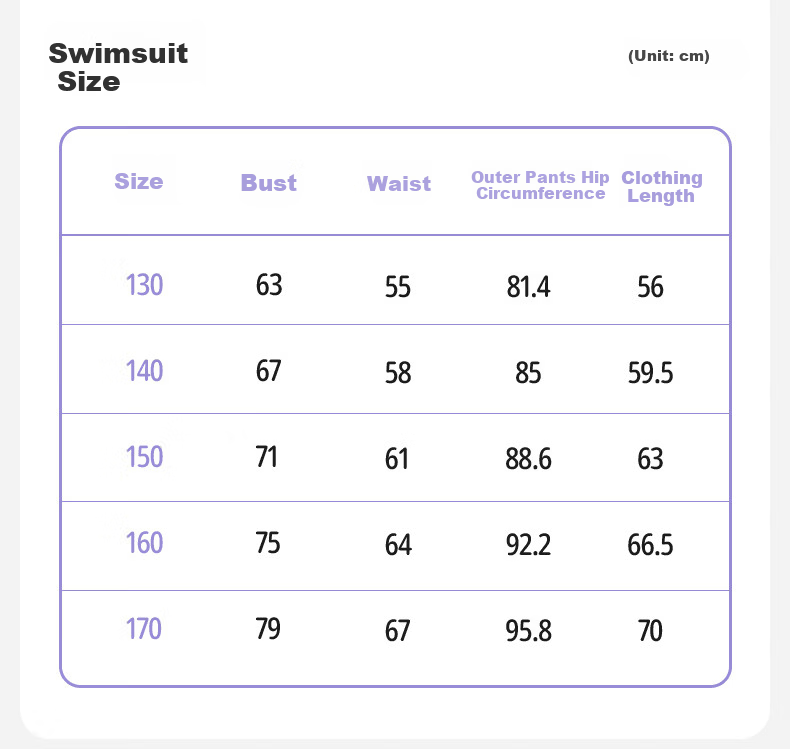 Keep Kids Girls One-Piece Conservative Swimsuit Purple Green Color Block Size 150 20