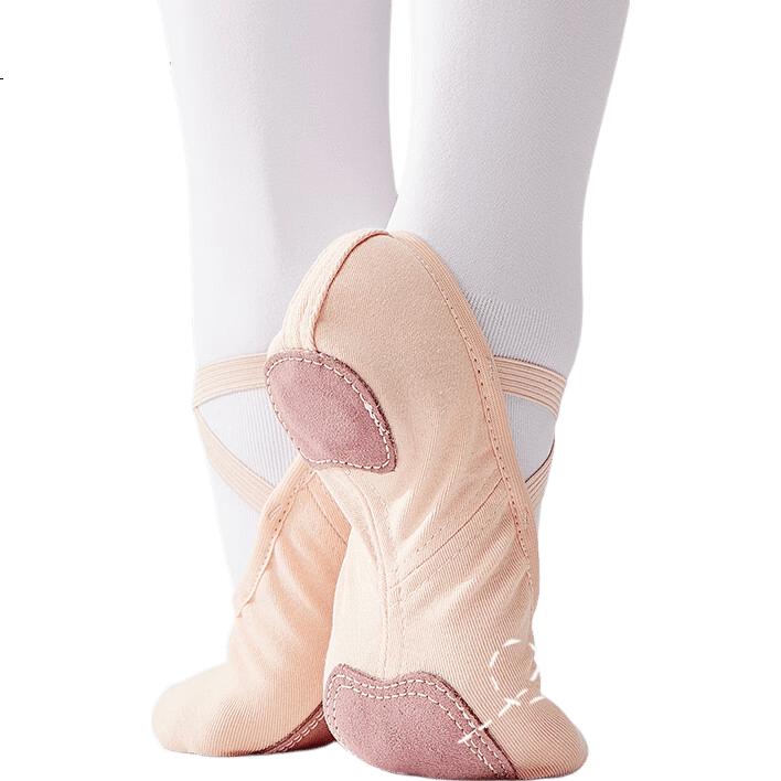 Iron Arrow Dance Shoes Elastic Fabric Ballet Practice Shoes Adult Cat Claw Shoes Children's Chinese Dance Body Shoes New Flesh Color 37