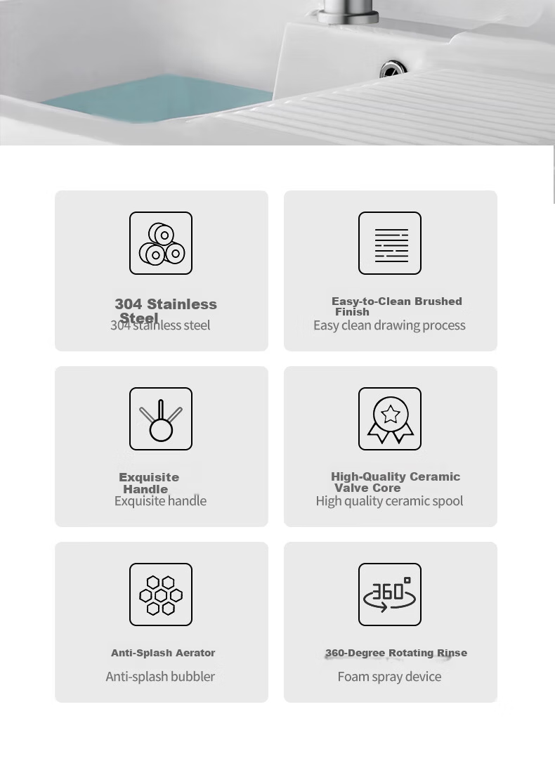 Submarine Kitchen Faucet Single Cold Sink Basin Household Rotatable Balcony Laundry Sink Faucet L3092D 2