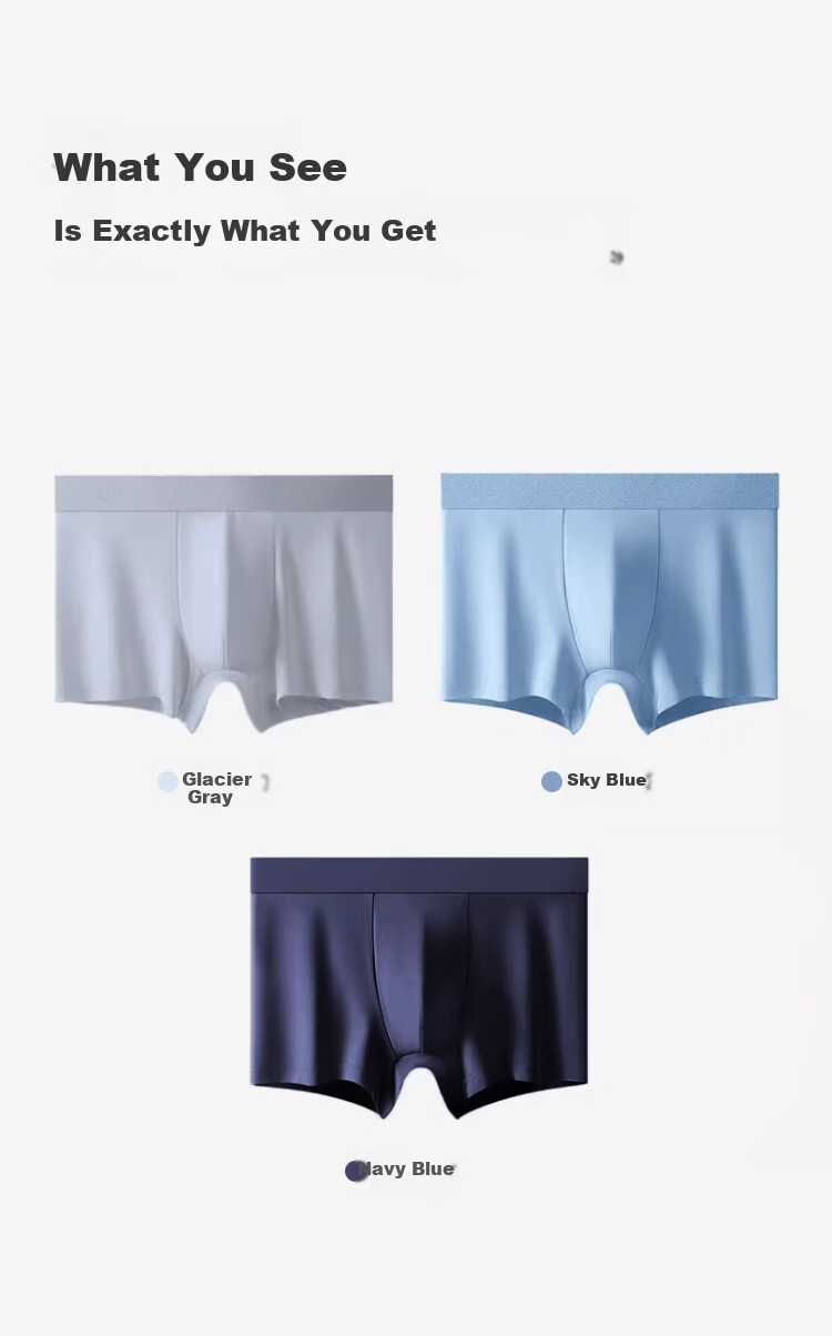 Dr. Chu Disposable Men's Ice Silk Seamless Sterilized Boxer Shorts Large Size Breathable Travel Wash-Free Daily Portable 12