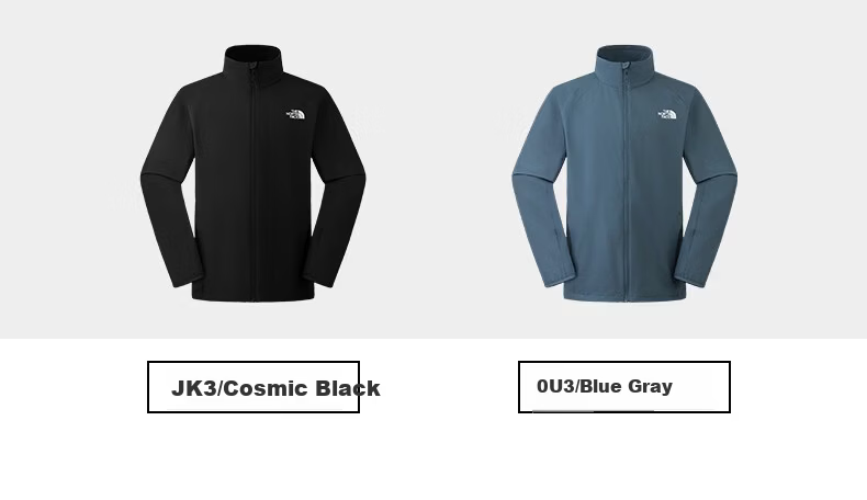 The North Face Men's Softshell Jacket Windproof Water-Repellent Outdoor Jacket 8JS6 Black/JK3 XL 9