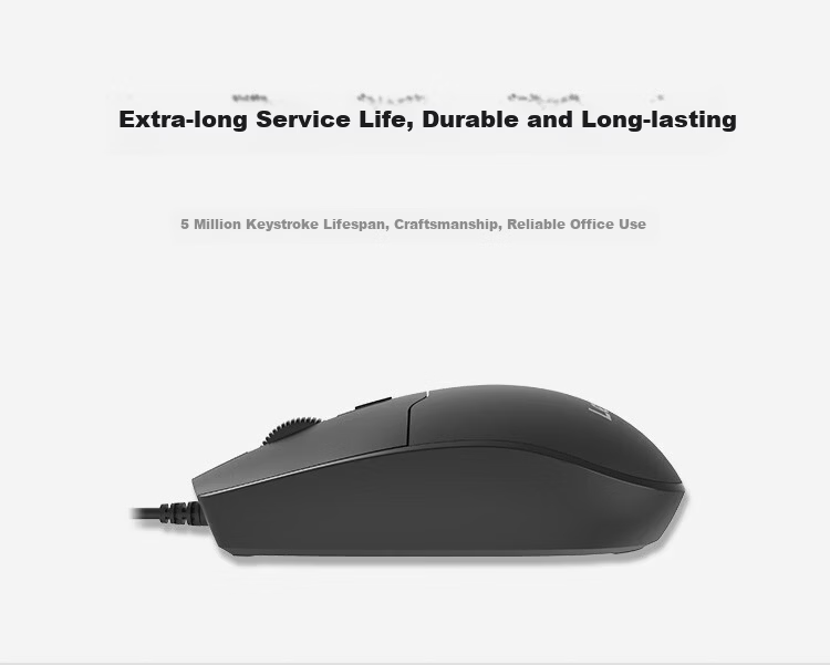 Lenovo Wired Ergonomic Mouse Business Office Compact Portable Desktop Laptop Multi-System Compatible M180 4