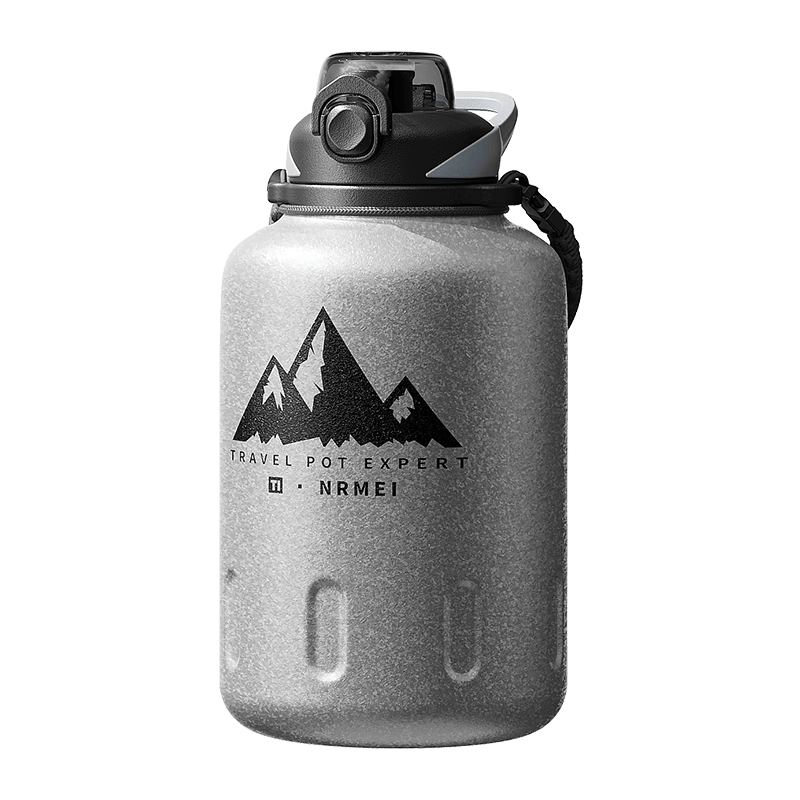 NRMEi Insulated Large Capacity 316L Stainless Steel Tumbler Tea Separation Outdoor Sports Wide Mouth Ice Water Bottle Cup for Men