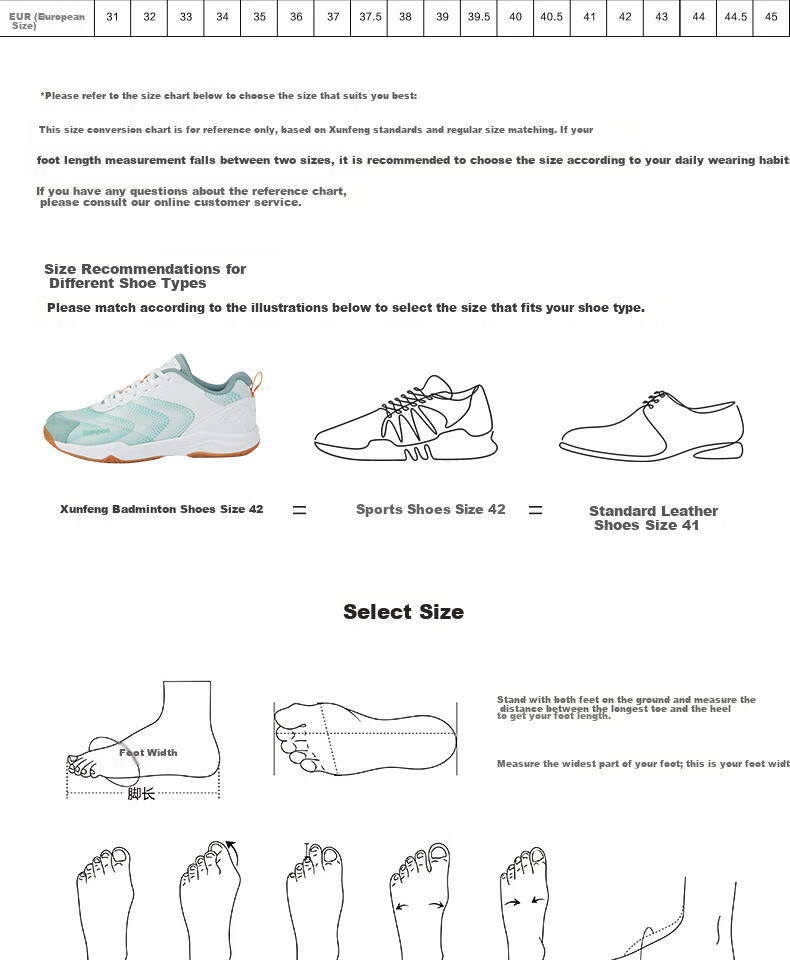 KUMPOO 26th Anniversary New Badminton Shoes Durable Non-slip Breathable Sports Shoes KH-E315 White/Blue Size 41 14