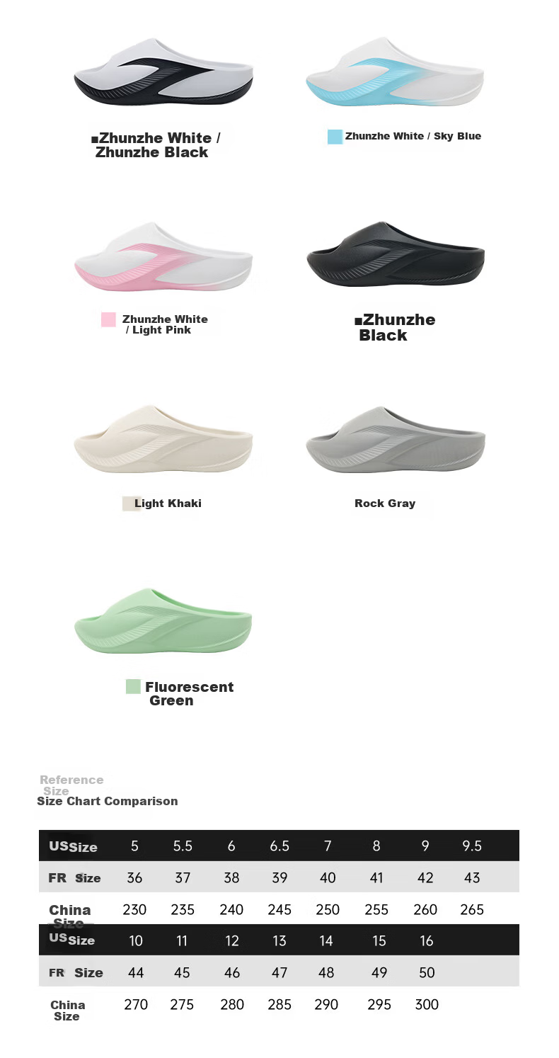 Zhunzhe Sky 3 Men's Sports Slippers Spring Summer Antibacterial Waterproof Non-Slip Soft Elastic Sandals Indoor Outdoor Beach Flip-Flops 15