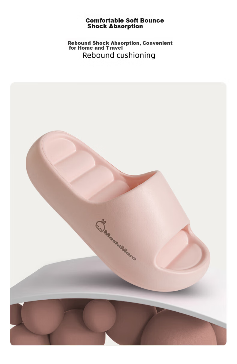 MashiMaro Women's Thick-Soled Platform Slippers, Height Increasing, Non-Slip Indoor Home Bathroom Shower Slippers MV094 7