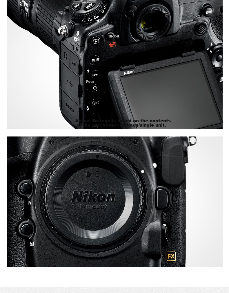Nikon D850 Full-Frame DSLR Camera 45.75MP Flip Touchscreen 8K Interval Shooting 13