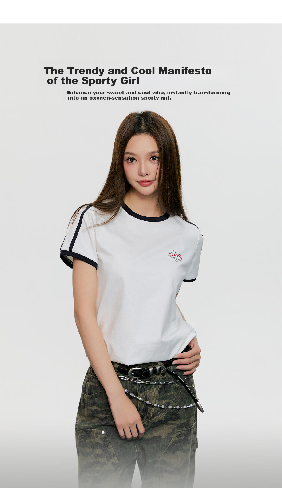 Kappa Back-to-Back Sports Short Sleeve T-Shirt Women K0G42TD31D Korea White-012 S 5