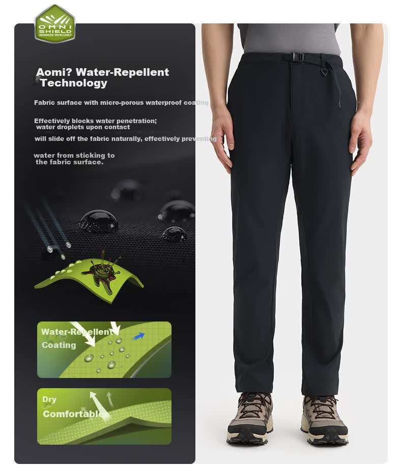 Columbia Men's Outdoor UPF50 Sun Protection Water-Repellent Quick-Dry Hiking Woven Pants XE9657 7