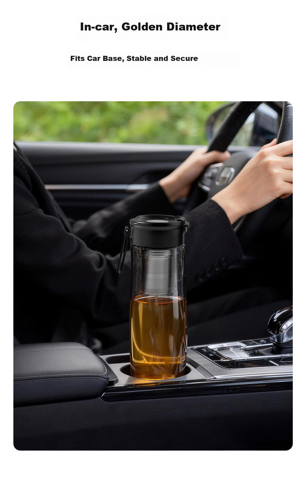 ENO Magnetic Infuser Tea Cup Tritan Sports Water Bottle Large Capacity High Temperature Resistant Portable Plastic Cup for Men 10