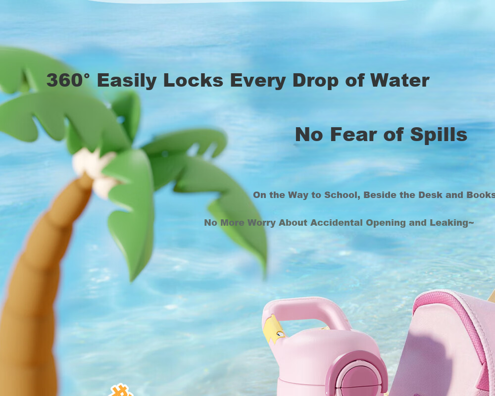 Fuguang Children's PPSU Straw Water Bottle Portable High-Temperature Resistant Plastic Cup for Kids Students Summer Pregnant Women 20