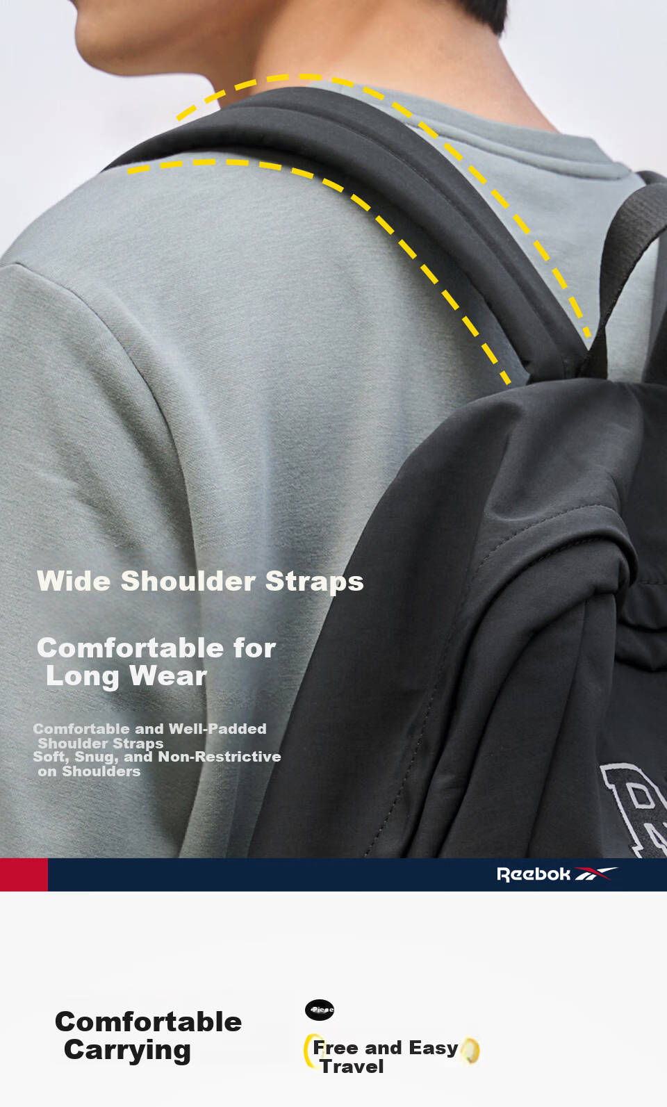 Reebok Men's Large Capacity Sports Backpack for High School and College Students 2026 New Model, Women's Dark Green Backpack 6