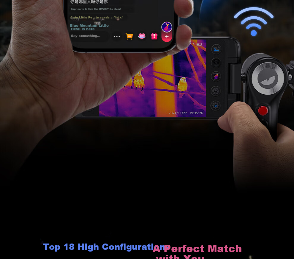 Tianyan King Kong Screen Compatible with X2PRO/X2 Android/X3 Mobile Phone Thermal Imager Night Vision Dedicated Screen 30