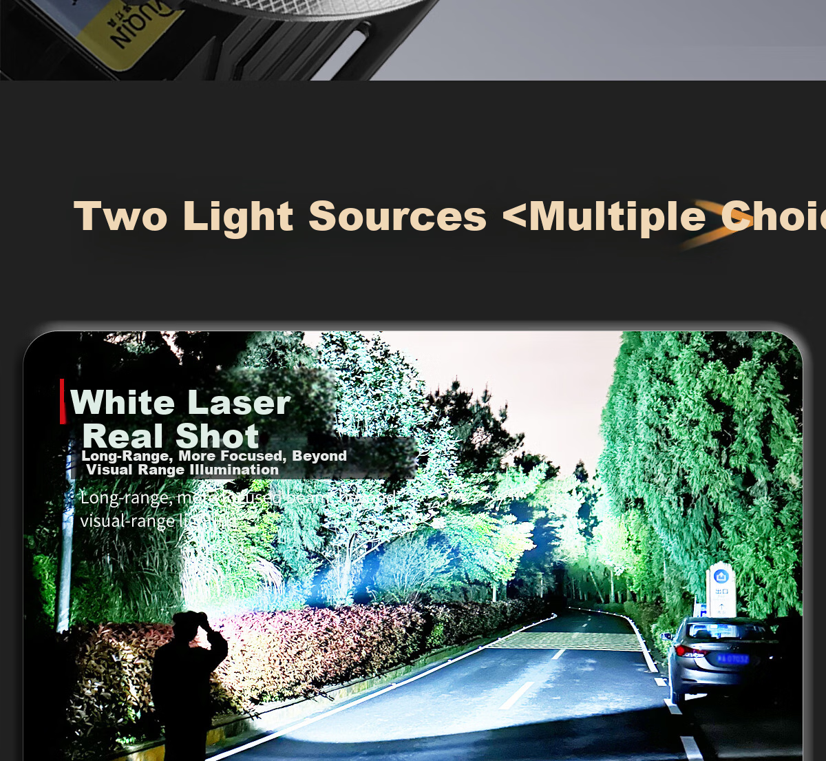MAX LOAD Headlamp High Brightness Rechargeable Outdoor Fishing Long Battery Life Large Capacity Head-Mounted Flashlight Mining Lamp 18