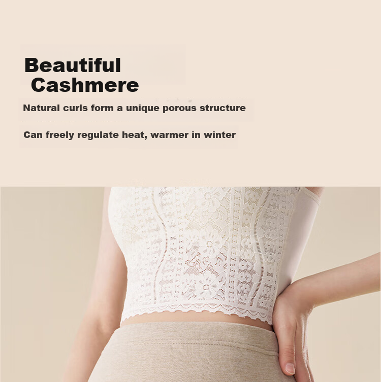 Urban Beauty High-Waist Maternity Thermal Pants with Cashmere and Silk, Tummy Control, German Velvet Heat Retention, Women's Thermal Pants Black XL 5