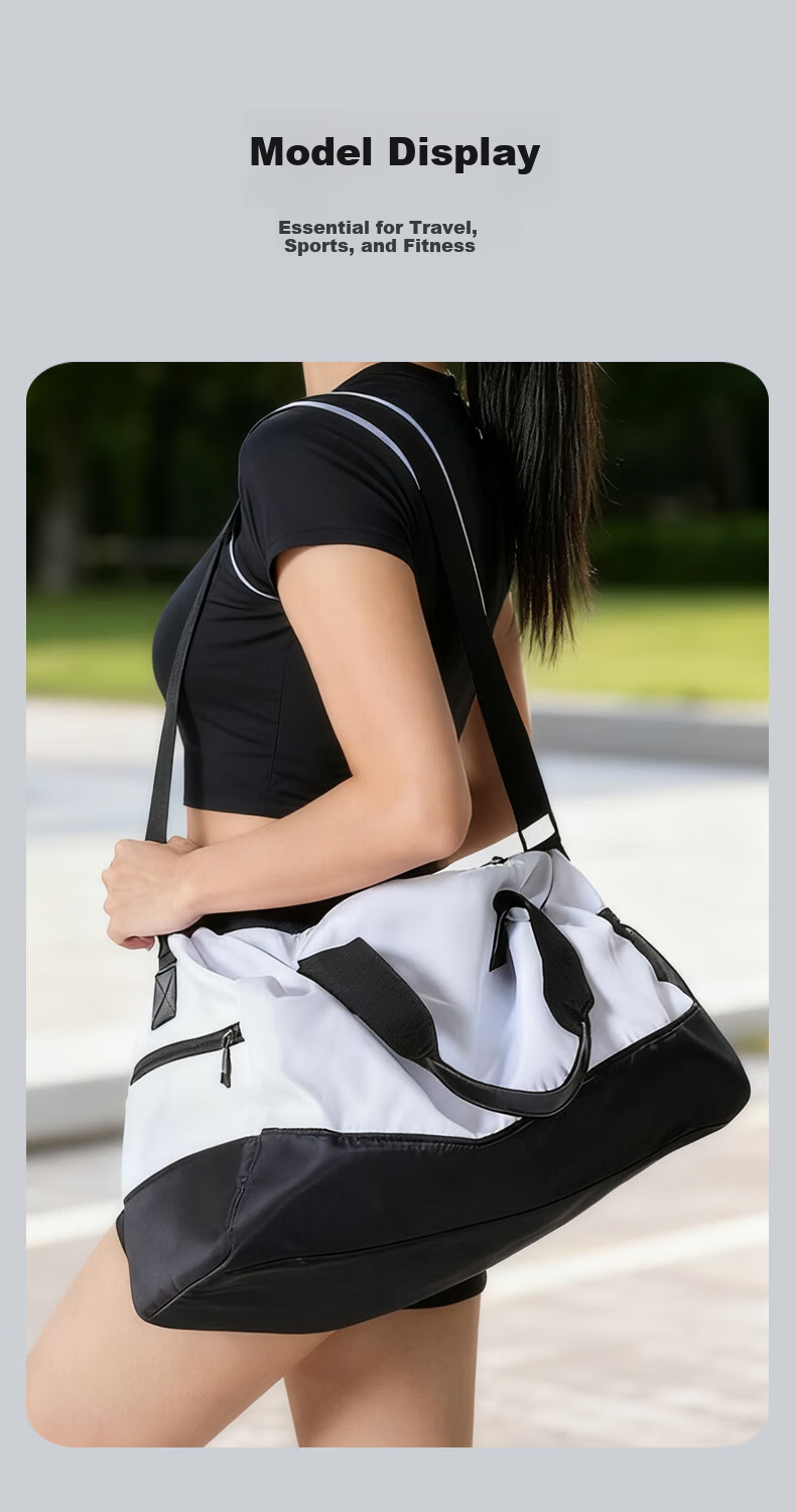 Keep Fitness Bag Large Capacity Wet and Dry Separation Travel Toiletry Bag Portable Handheld Luggage Shoulder Crossbody Bag 10