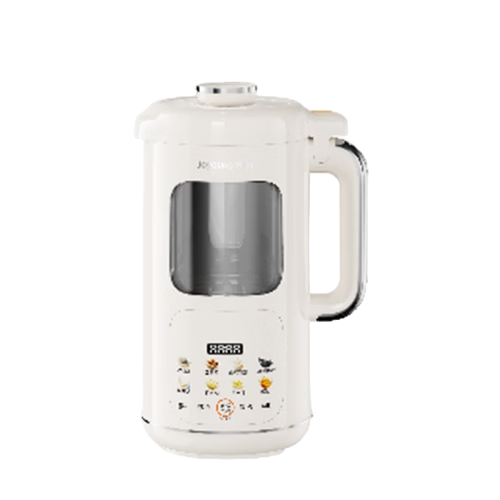 Joyoung Heavy-Duty New Soy Milk Maker for 2-4 People, Fully Automatic with Titanium 0-Coating Steel Lid, No Boil, No Filter, Quiet Blender, Traditional Health Preservation, Appointment, Self-Cleaning