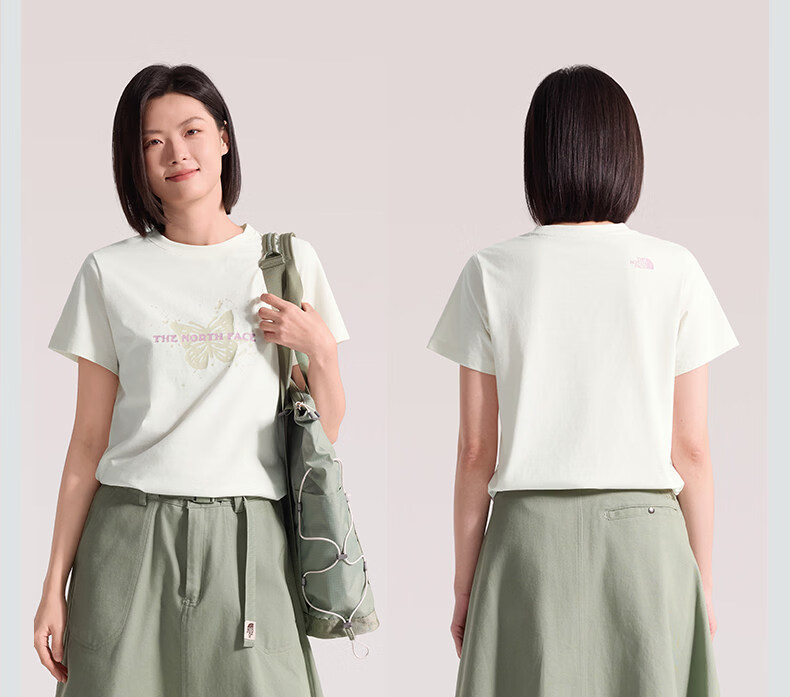 The North Face Women's Cotton-Feel Outdoor Sun Protection Moisture-Wicking Crew Neck Short Sleeve T-Shirt 8GX7 0UZ S 7