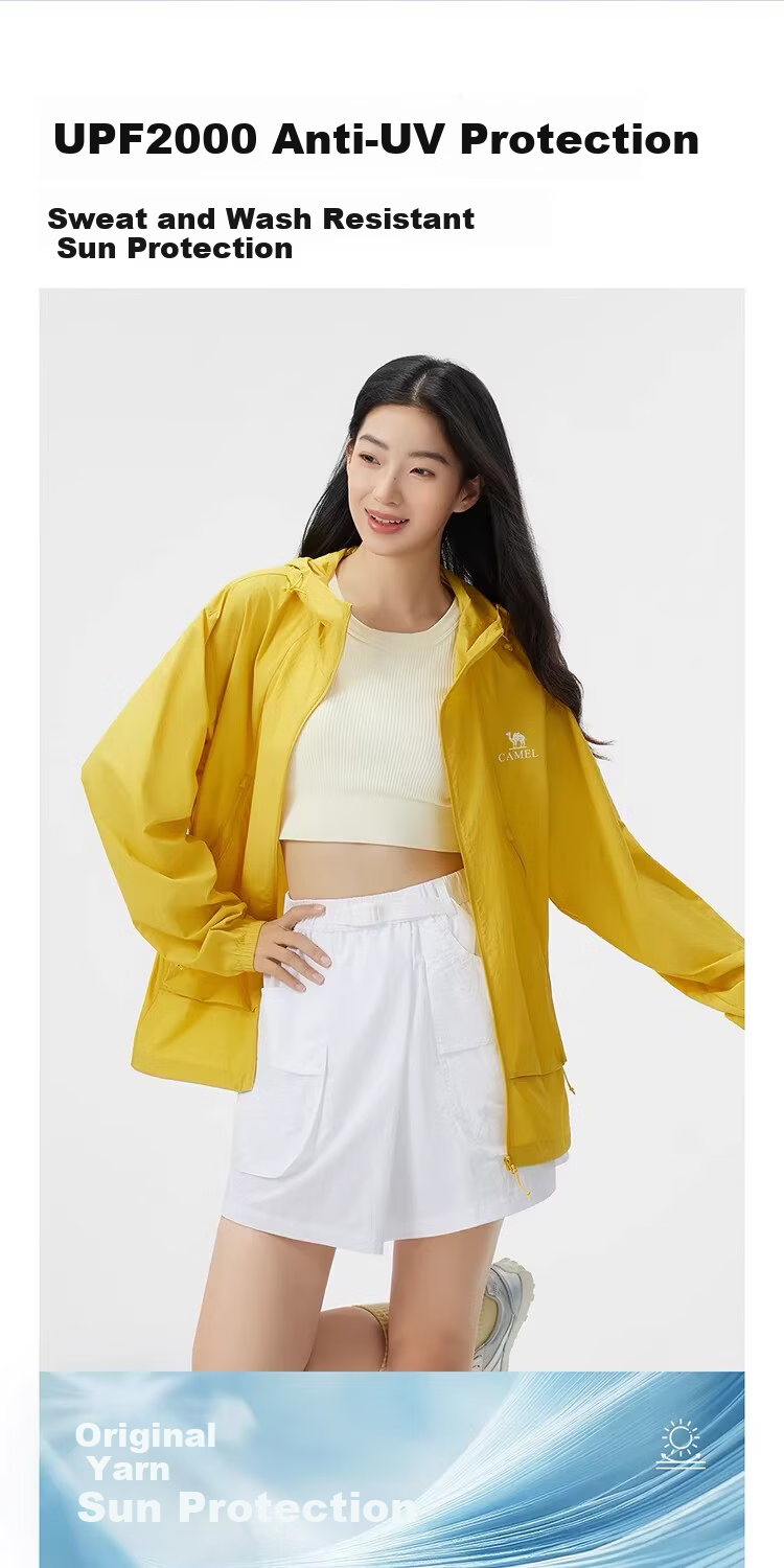 CAMEL Wang Junkai Edition Muguang Pro Sunscreen Jacket 2026 Spring Summer Lightweight Breathable Cooling Coat G010 16